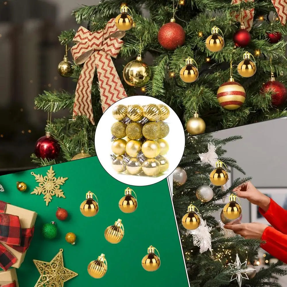 Shiny 3CM Christmas Tree Bauble Ornaments - Image 14
