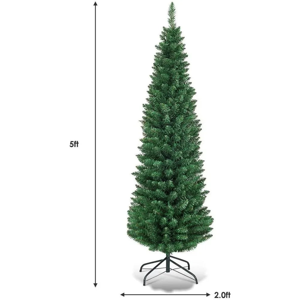 Premium Green Pencil Christmas Tree - Perfect for Home & Shops - Image 4
