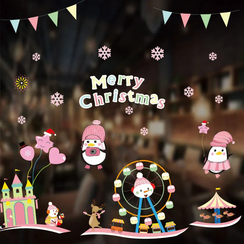 Festive PVC Window Clings for Christmas Cheer - Image 7