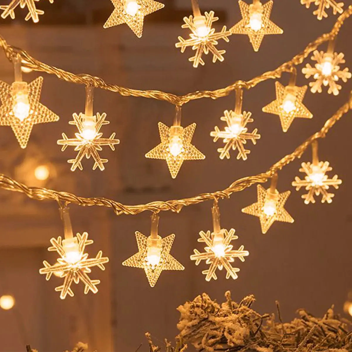 Snowflake LED Christmas Tree Hanging Decor - Image 7