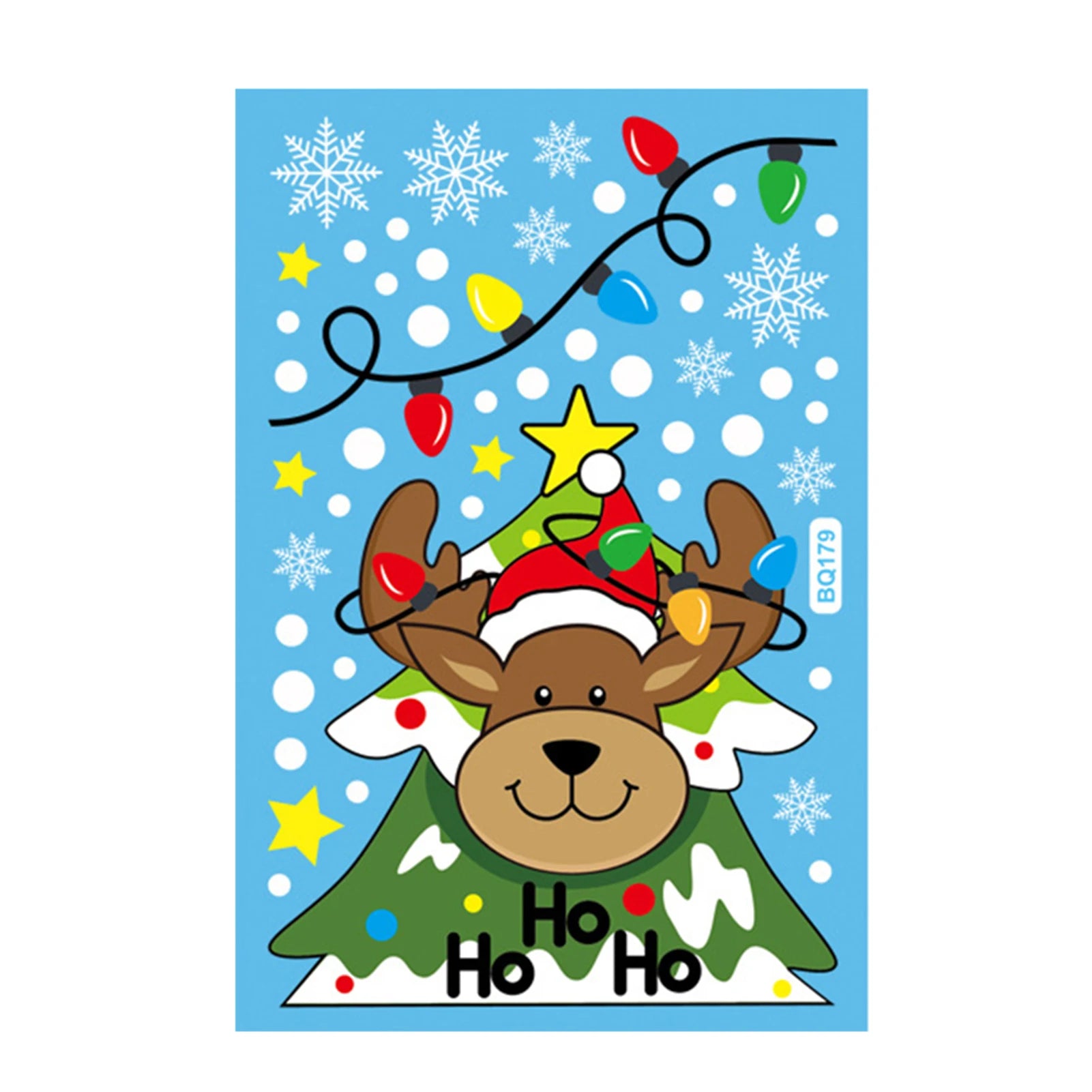 Festive Christmas Window Clings for Holiday Cheer - Image 7
