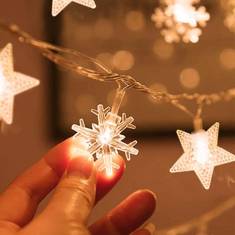 Snowflake LED Christmas Tree Hanging Decor - Image 30