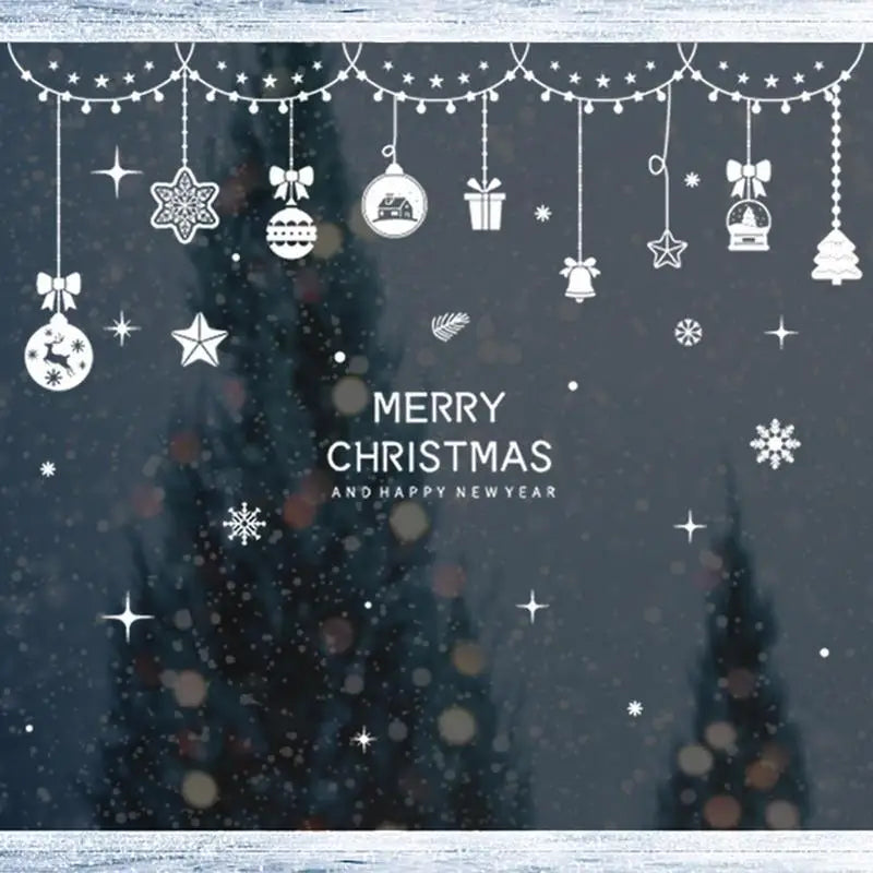 Festive Self-Adhesive Christmas Window Clings - Image 7