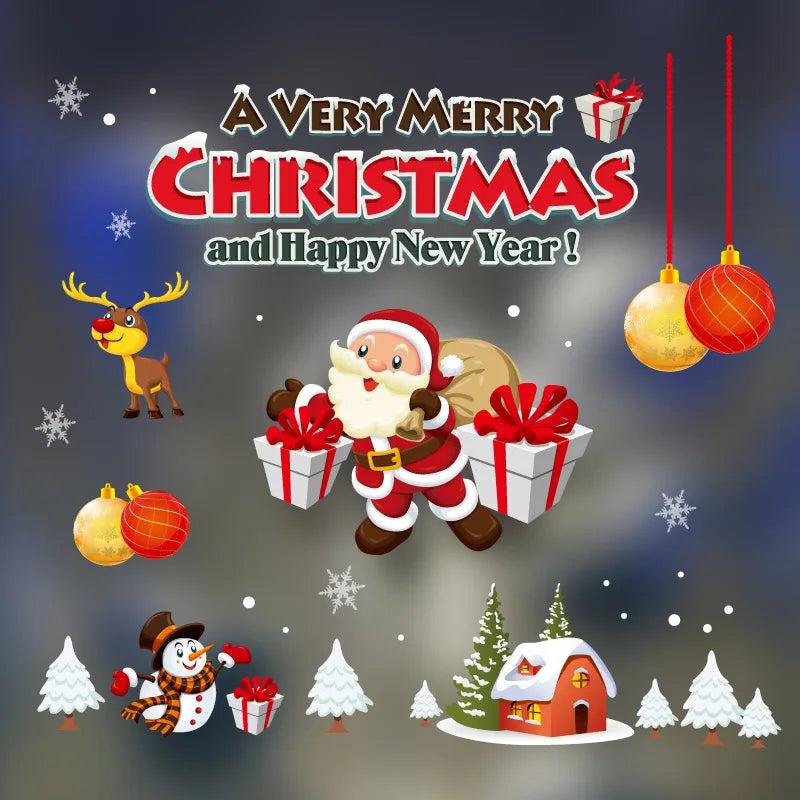 Festive Snowflake Window Clings for Christmas Cheer - Image 9