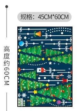 Festive Christmas PVC Window Clings for Decor - Image 4