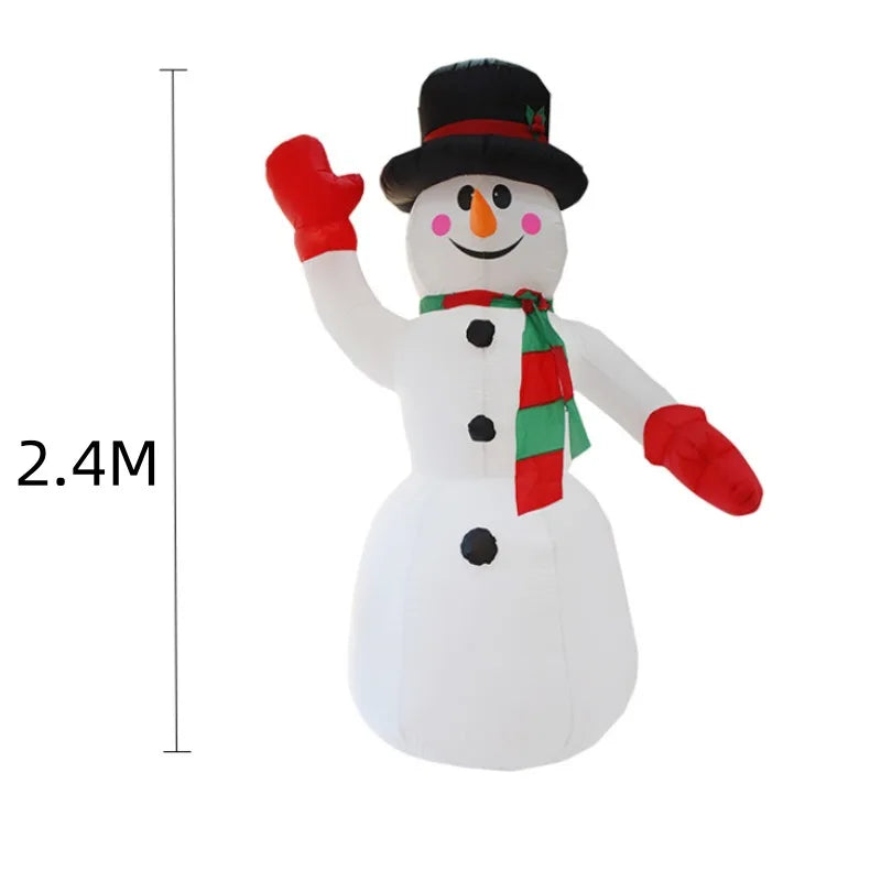 Festive Inflatable Snowman & Balloon Garden Decor - Image 33