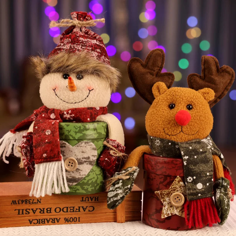 Santa Claus Christmas Cookie Storage Canister - Image 15