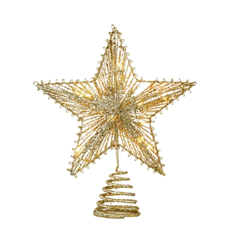 Shimmering Christmas Star Tree Topper Ornament - Image 11
