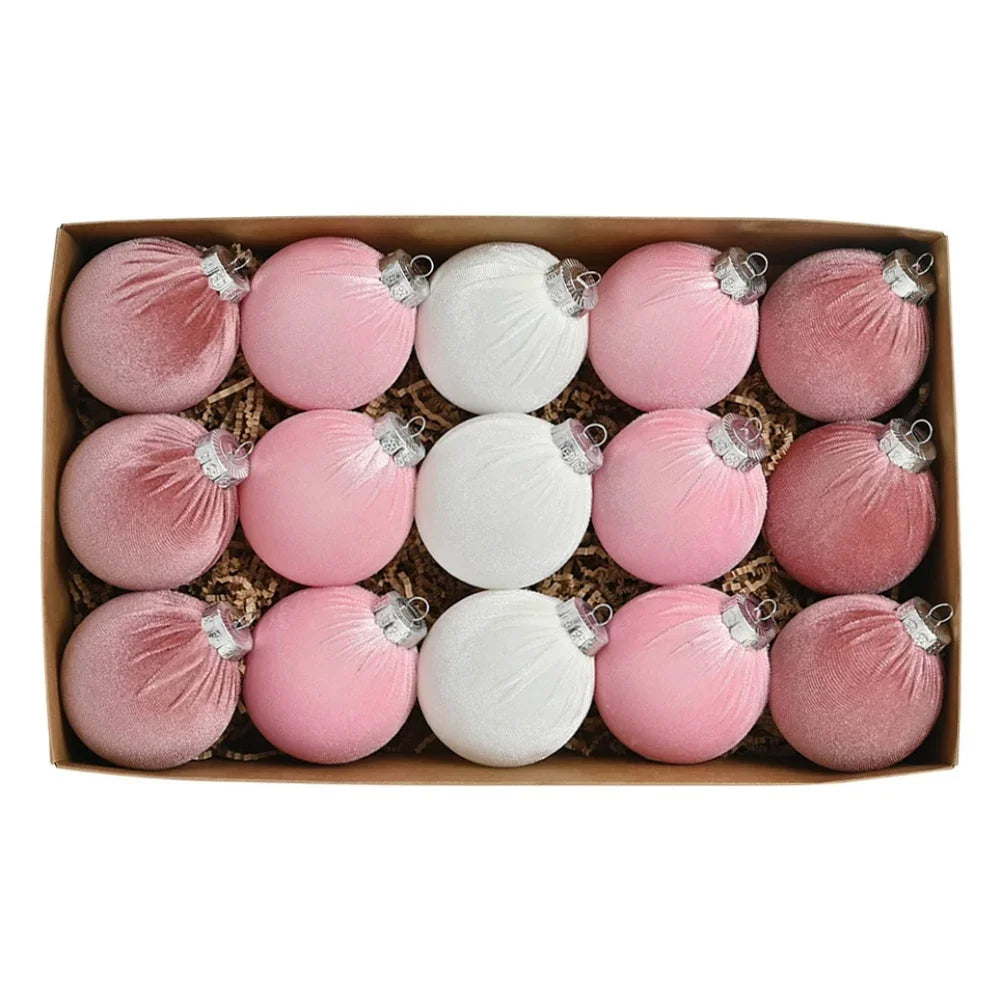 15-Count Velvet Christmas Ornaments Gift Box - Image 5