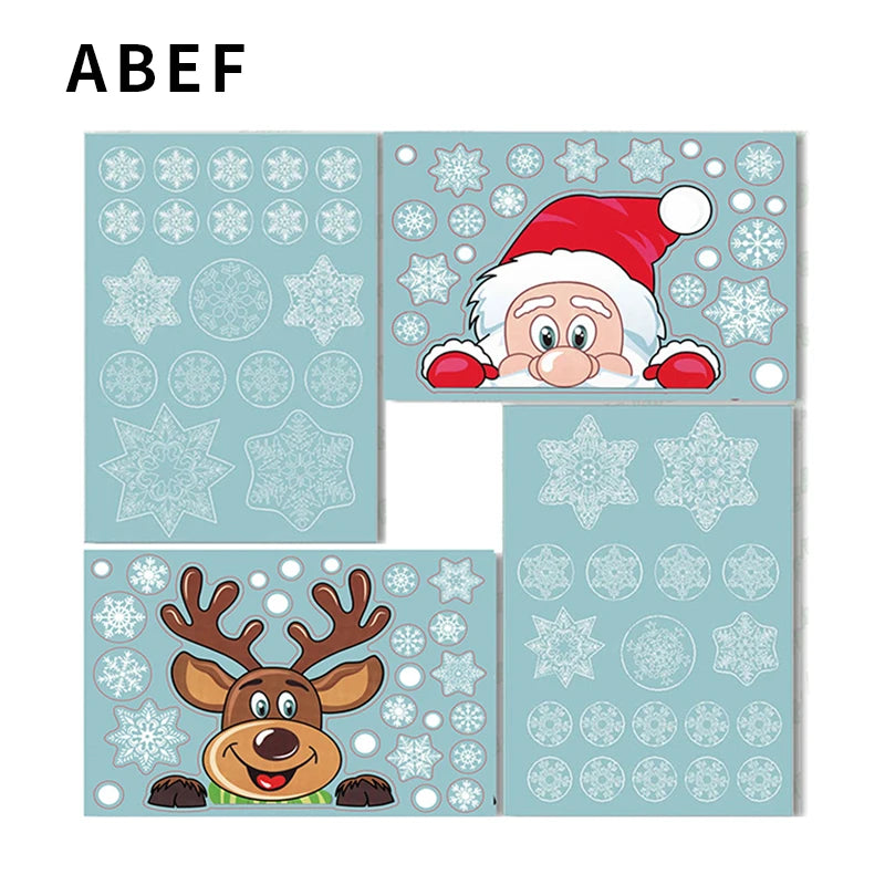 Festive Christmas Window Stickers for Holiday Cheer - Image 13