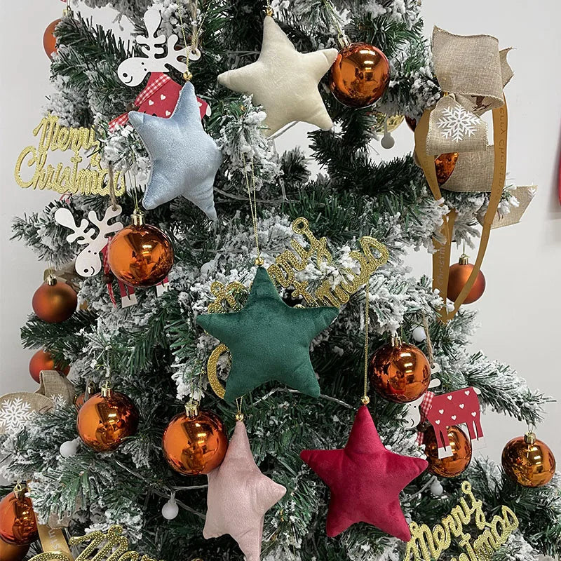 Personalized Velvet Star Ornaments for Christmas Joy - Image 21