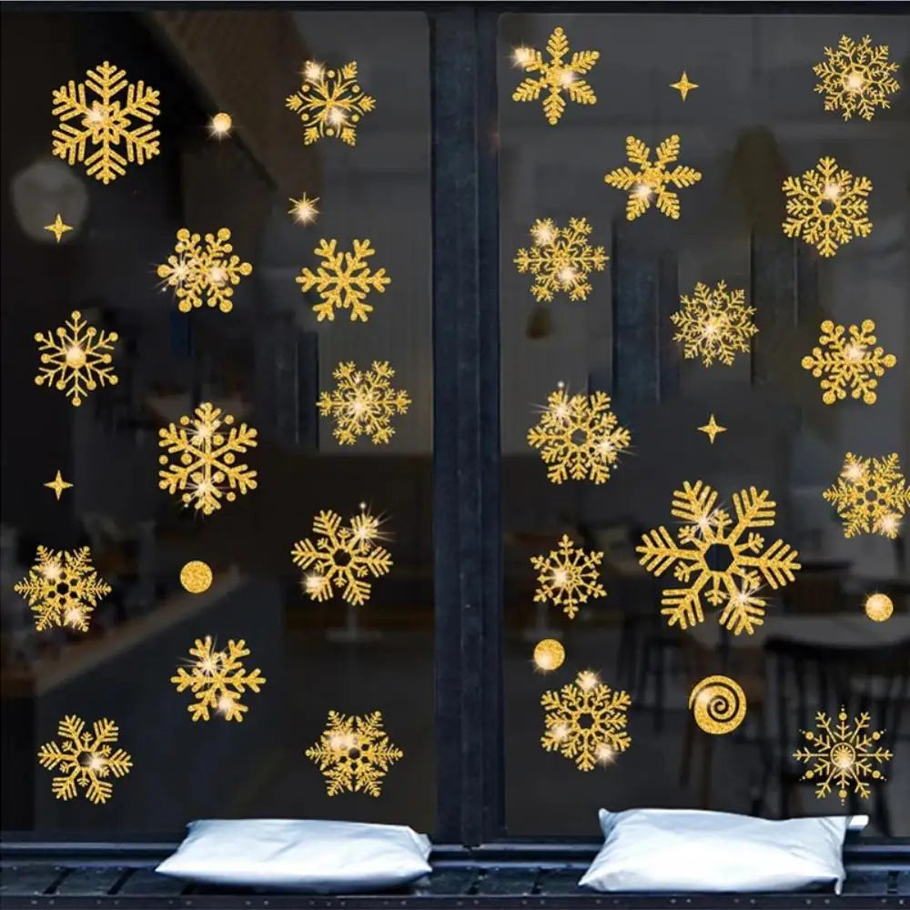 Festive Christmas Tree Window Clings - 1/2/4PCS - Image 20
