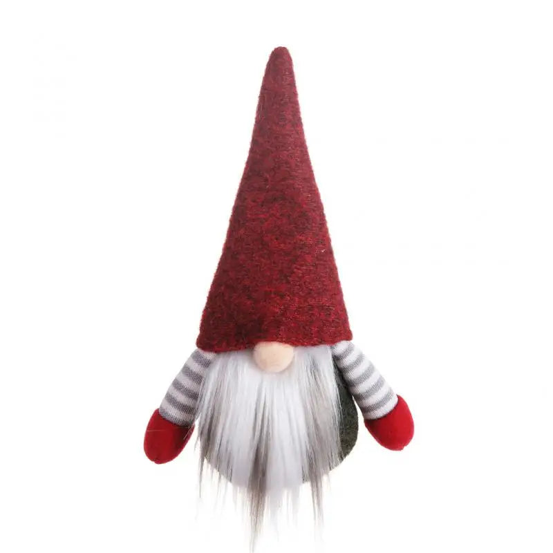 Whimsical Plush Gnome Hanging Ornament for Christmas - Image 2