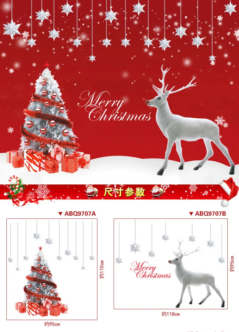 DIY Santa & Tree Christmas Window Clings - Image 11