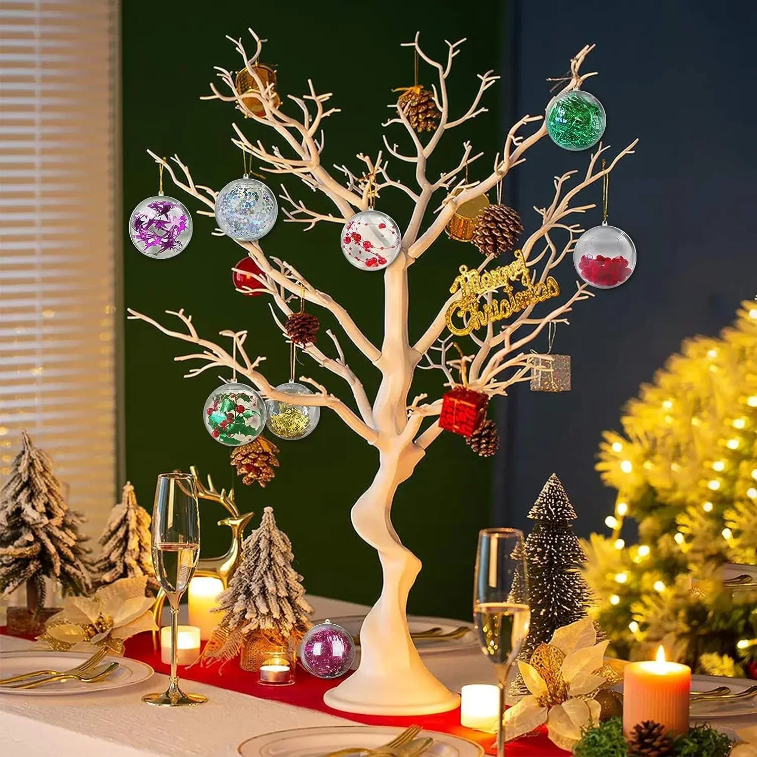 DIY Fillable Christmas Baubles - Clear Hanging Ornaments - Image 13