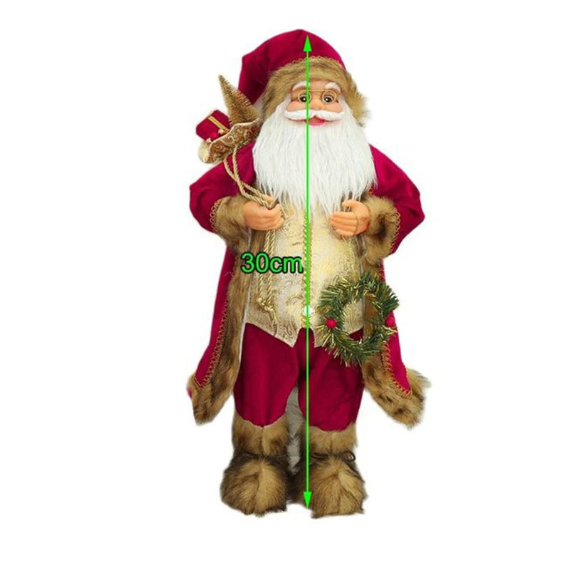 Festive Santa Claus Window Clings for Christmas - Image 16