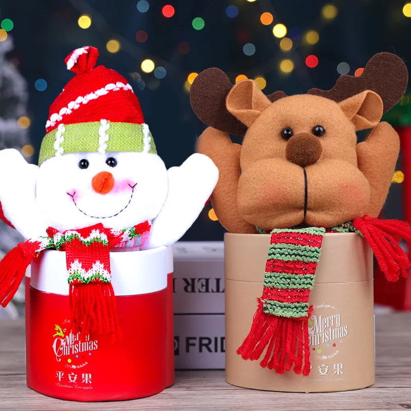 Santa Claus Christmas Cookie Storage Canister - Image 8