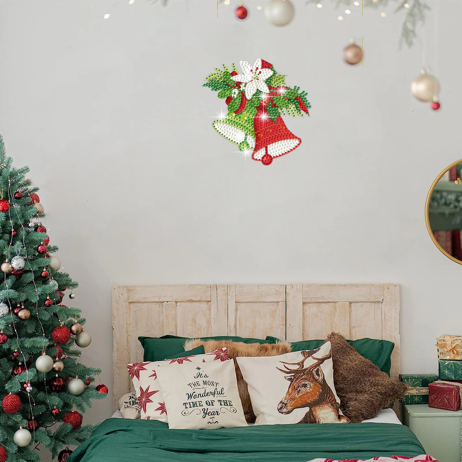 Christmas Bells DIY Diamond Window Clings - Image 4
