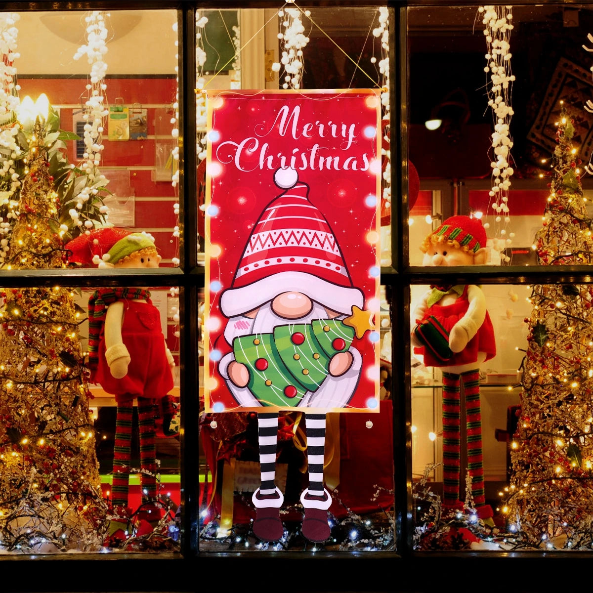 Christmas Hanging Flags for Festive Porch Decor - Image 8