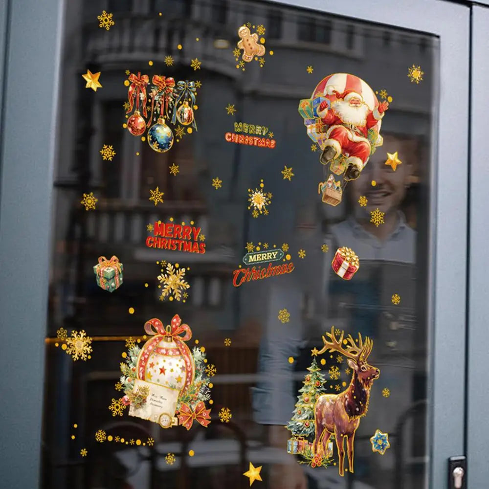 Reusable Christmas Window Clings for Festive Decor - Image 13