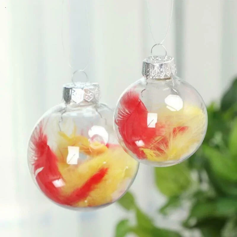 Clear Fillable Christmas Baubles for DIY Decor - Image 5