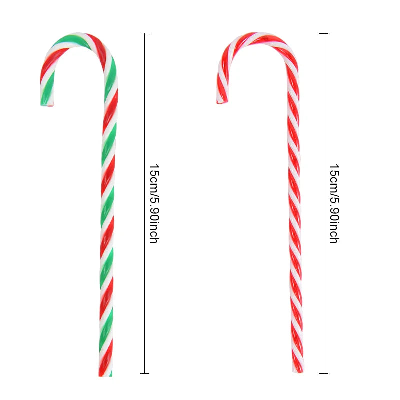 Whimsical Twisted Candy Cane Tree Ornaments - Image 10