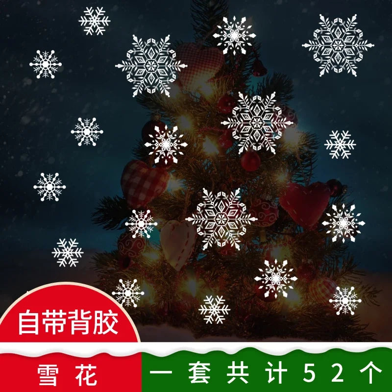 Festive Christmas Window Clings - Santa, Deer & Snowflakes - Image 32