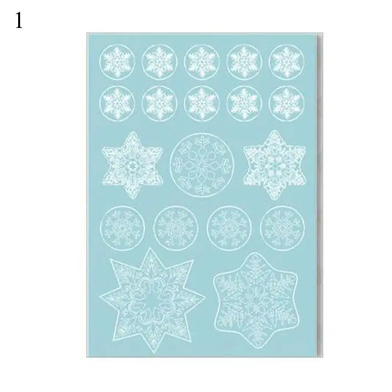 Festive Christmas Window Stickers for Cheerful Decor - Image 8