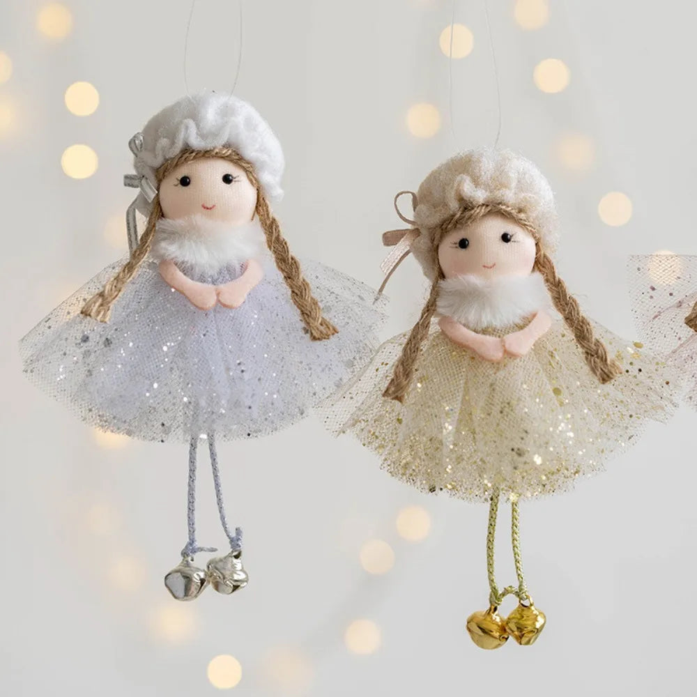 Charming Plush Angel Girl Christmas Tree Ornament