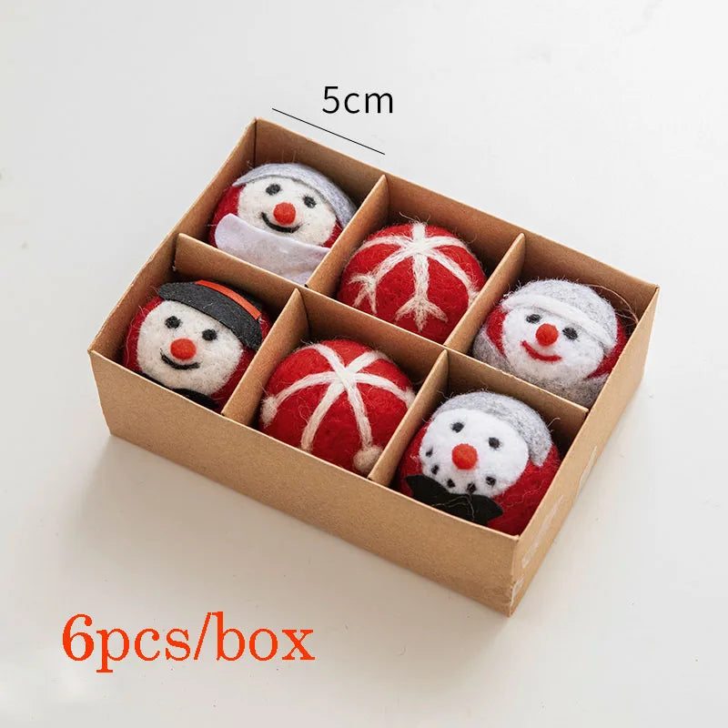 Festive Wool Felt Ball Christmas Decorations DIY - Image 12