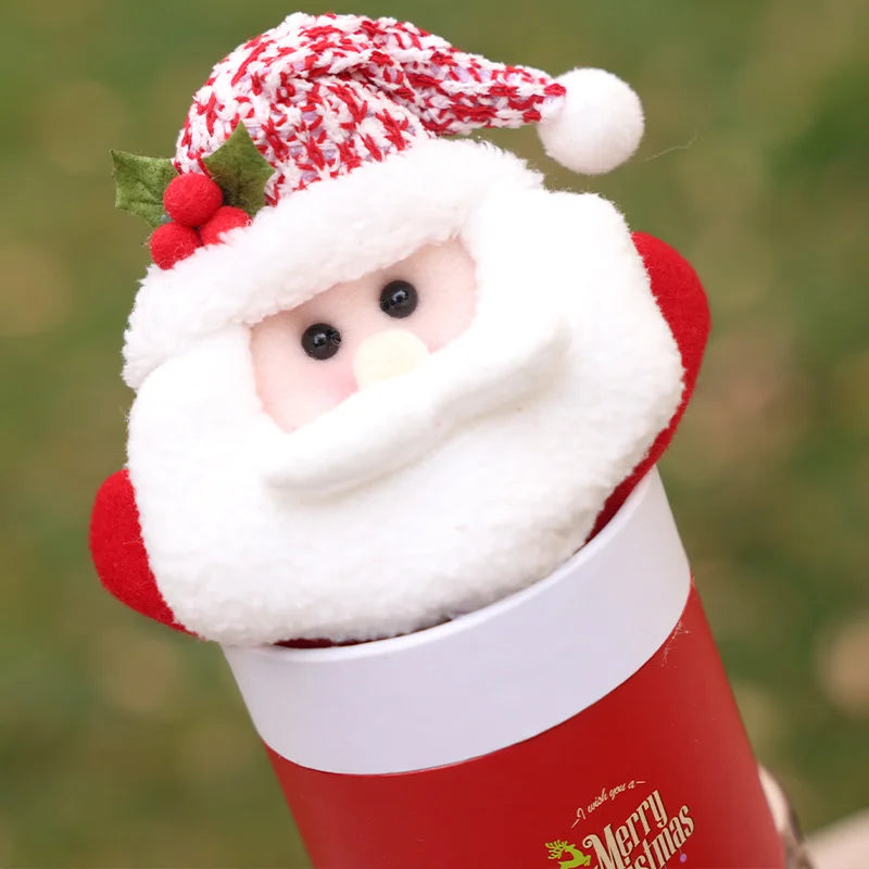 Santa Claus Christmas Cookie Storage Canister - Image 3