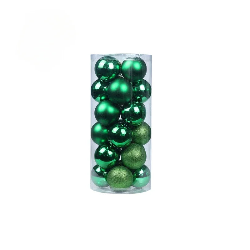 24-Piece Colorful Christmas Ball Decoration Set - Image 4