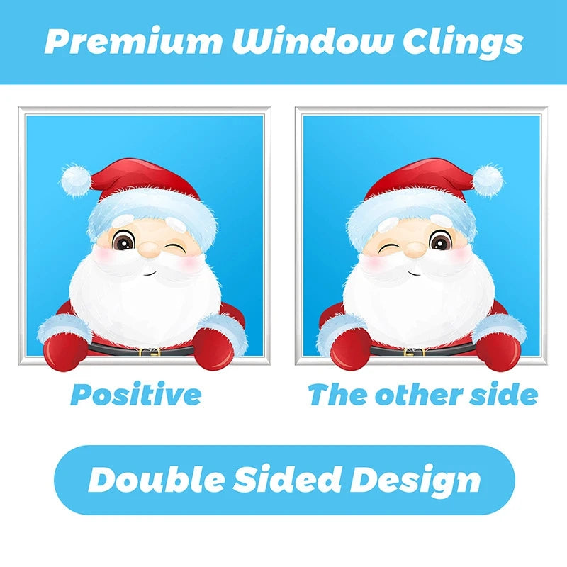 Festive Snowflake Window Clings for Holiday Cheer - Image 4