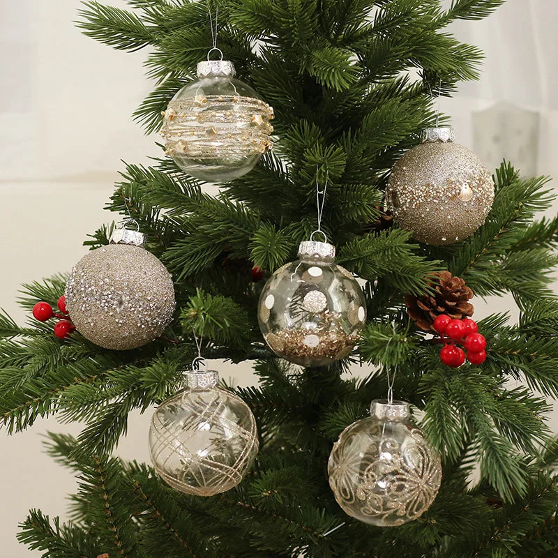 Shatterproof Clear Christmas Tree Ball Ornaments - Image 3