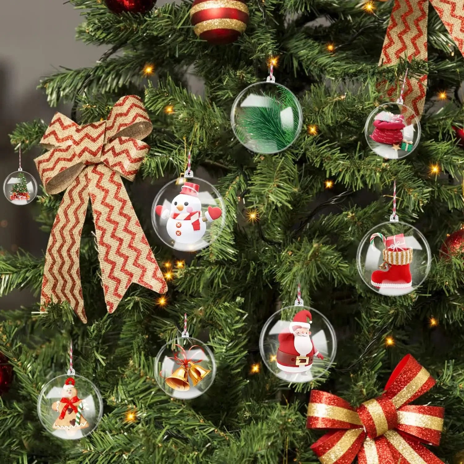 DIY Fillable Christmas Ornaments – Clear Bauble Decor - Image 22