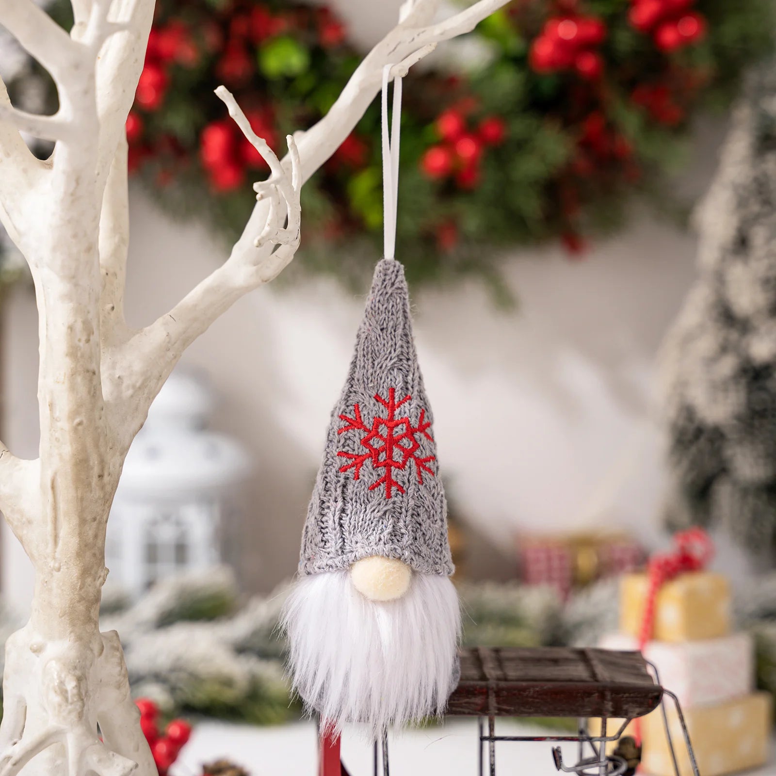 Personalized Knitted Gnome Ornament for Christmas Decor - Image 33