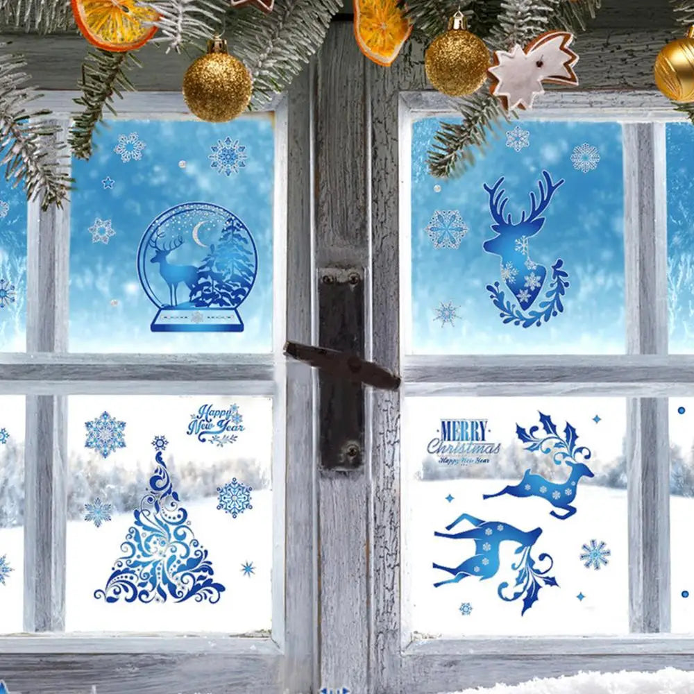 Festive Reusable Static Window Christmas Clings - Image 12