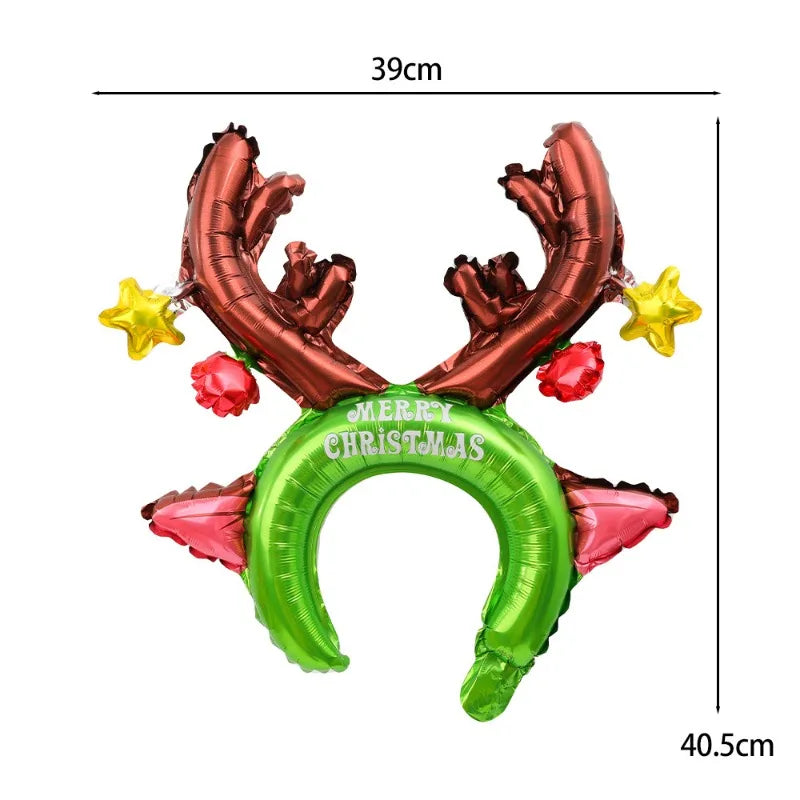 50/10PCS Christmas Foil Balloons for Festive Decor - Image 10