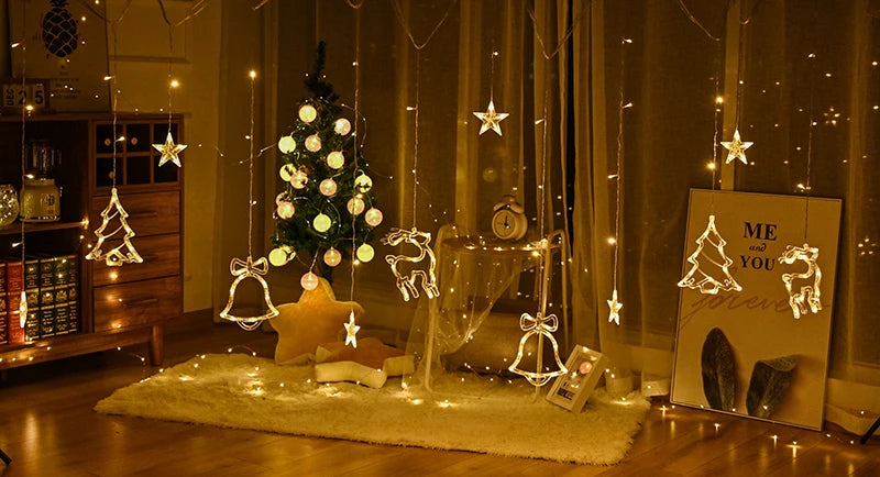 LED Star & Moon Fairy String Lights for Christmas - Image 23