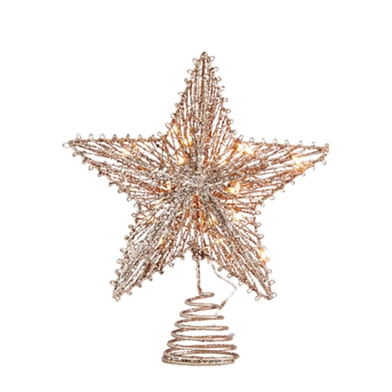 Shimmering Christmas Star Tree Topper Ornament - Image 13