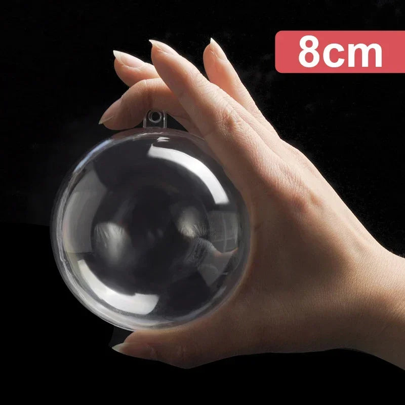 DIY Fillable Christmas Baubles - Clear Hanging Ornaments - Image 9