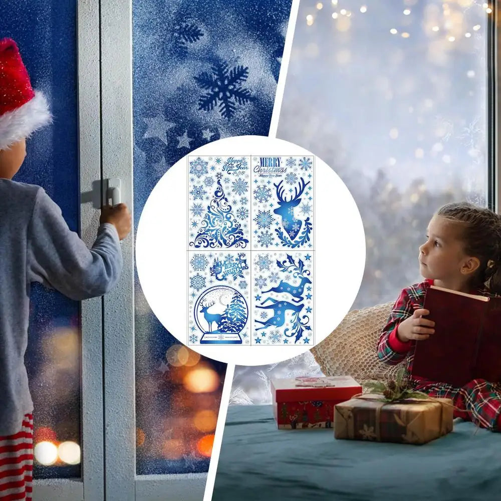 Festive Reusable Static Window Christmas Clings - Image 16