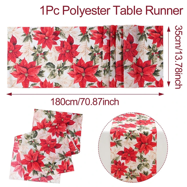 Festive Merry Christmas Table Runner for Holiday Cheer - Image 21