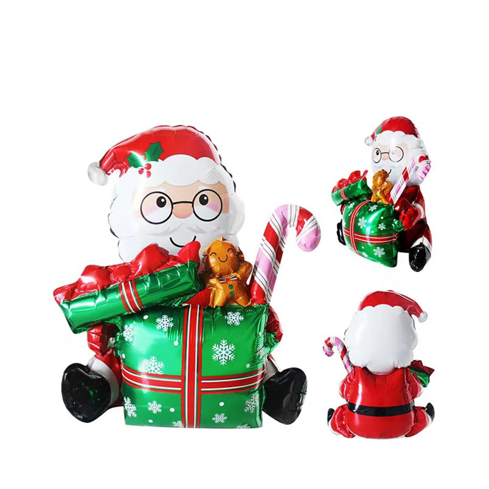 Festive Christmas Balloon Decor: Tree, Santa & Friends - Image 18