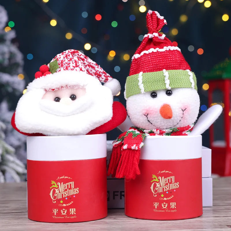Santa Claus Christmas Cookie Storage Canister - Image 4