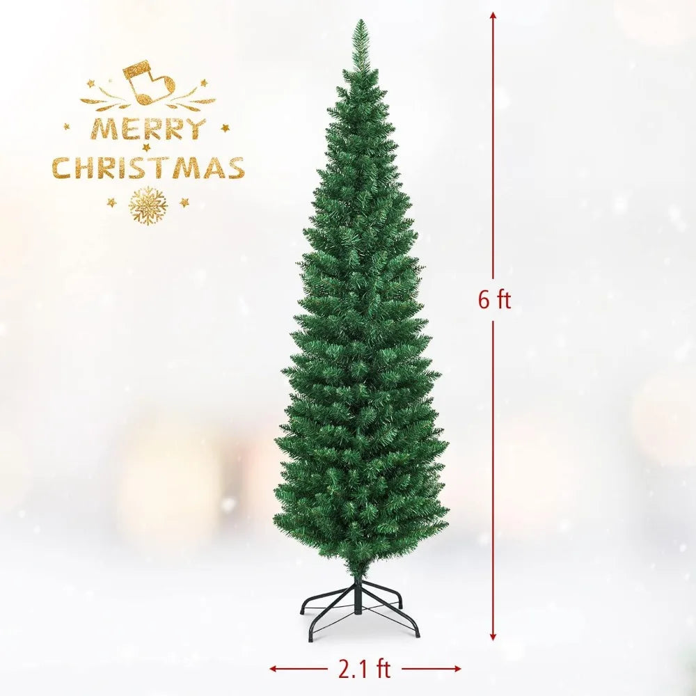 Premium Green Pencil Christmas Tree - Perfect for Home & Shops - Image 2