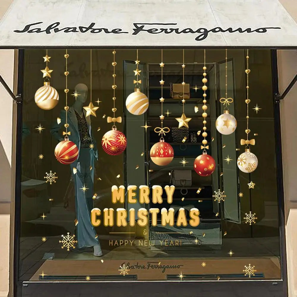 Festive Self-Adhesive Christmas Window Clings - Image 22