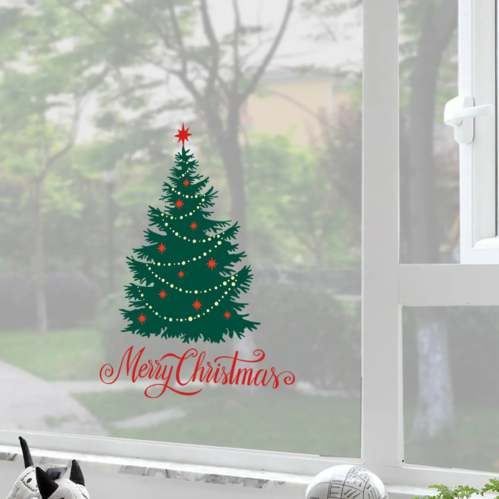 Festive Christmas Window Clings - Snowman & Snowflakes - Image 18