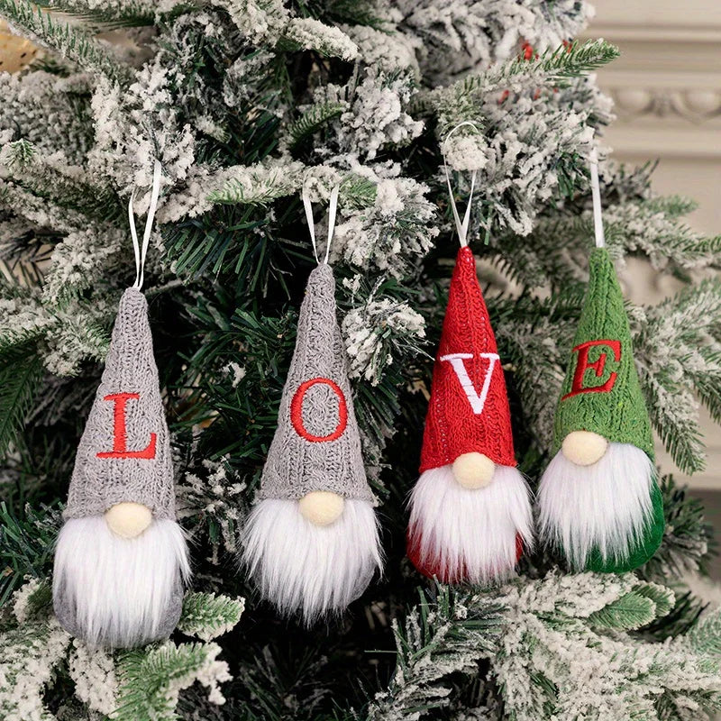 Personalized Knitted Gnome Ornament for Christmas Decor - Image 5