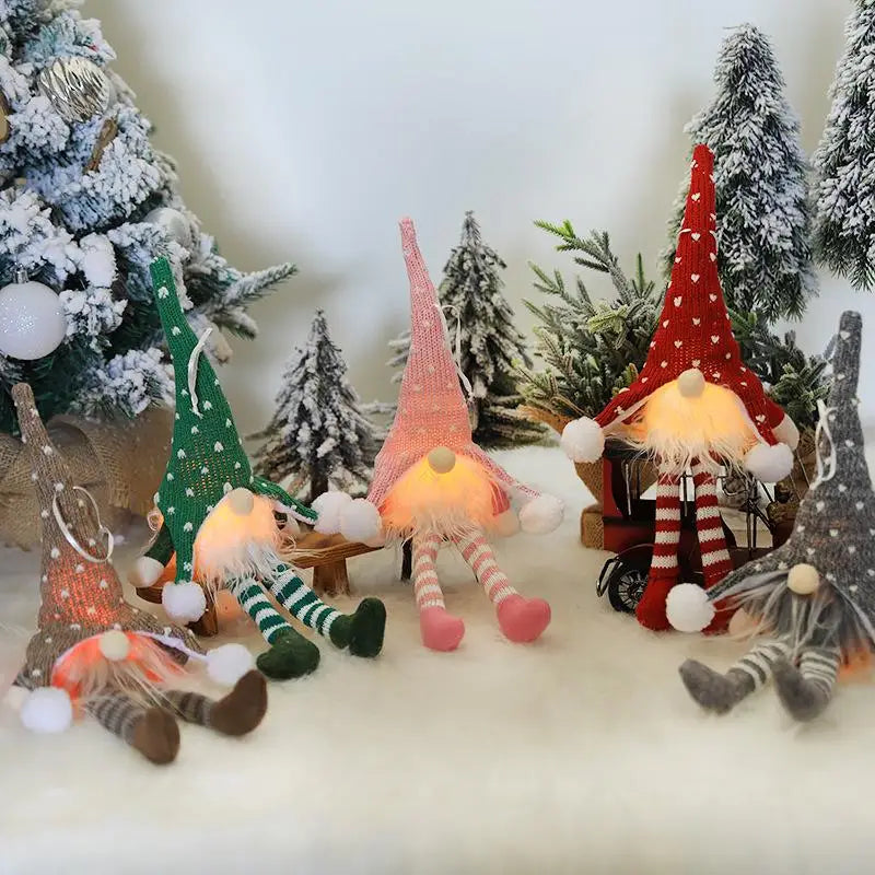Light-Up Plush Gnome Doll for Christmas Decor - Image 9
